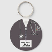 Funny Nurse Sleutelhanger (Voorkant)