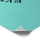 Funny Nurse Stethoscope Bunny Poster (Hoek)