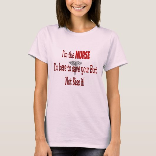 Funny Nurse T-Shirt (Voorkant)