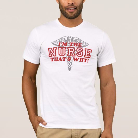 Funny Nurse T-shirt (Voorkant)