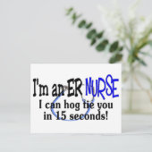 Funny Nurse T-Shirts en Gifts Briefkaart (Staand voorkant)