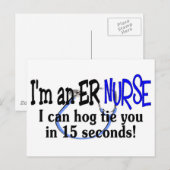 Funny Nurse T-Shirts en Gifts Briefkaart (Voorkant / Achterkant)