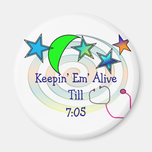 Funny Nurse T-Shirts en Gifts Magneet (Voorkant)