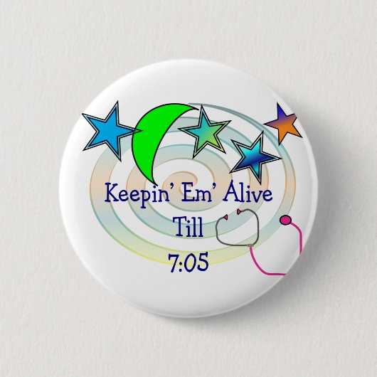 Funny Nurse T-Shirts en Gifts Ronde Button 5,7 Cm (Voorkant)