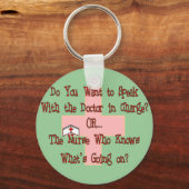 Funny Nurse T-Shirts en Gifts Sleutelhanger (Voorkant)