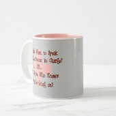 Funny Nurse T-Shirts en Gifts Tweekleurige Koffiemok (Voorkant links)