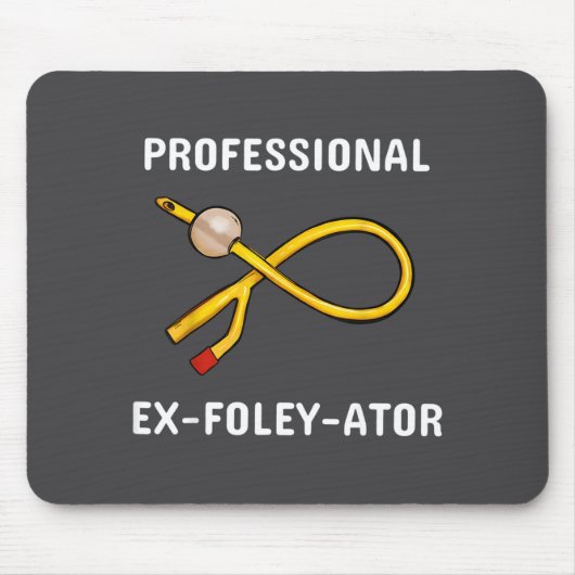 Funny Nurse Urology Crew T- Catheter Joke Student  Muismat (Voorkant)