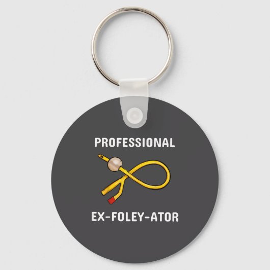 Funny Nurse Urology Crew T- Catheter Joke Student  Sleutelhanger (Voorkant)