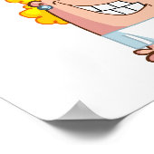 Funny Nurse-with-spuit shot Poster (Hoek)