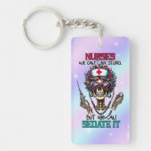Funny Nurse word art Sleutelhanger (Voorkant)
