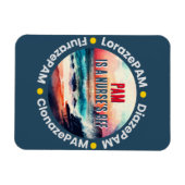 Funny Nurse's BFF - PAM Lorazepam Diazepam Magneet (Horizontaal)