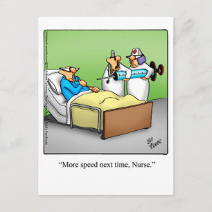 Funny Nurses Day Humor Briefkaart