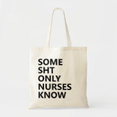 Funny Nursing CNA, RN, LPN Tote Bag Gift for Her (Voorkant)