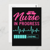 Funny Nursing Future Registered Nurse Loading Briefkaart (Voorkant / Achterkant)