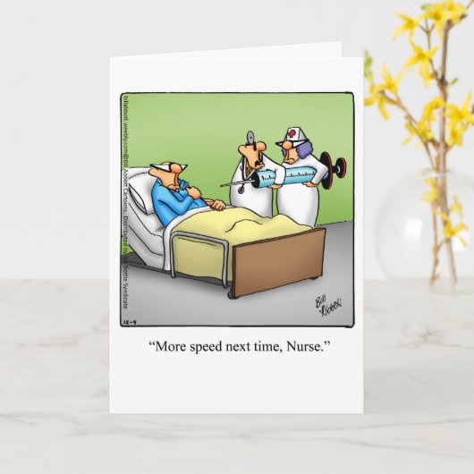 Funny Nursing School Afstuderen Gefeliciteerd Kaar Kaart (Gele Bloem)