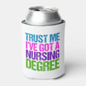 Funny Nursing School Afstuderen Nurse Afstuderen Blikjeskoeler (Blikje Voorkant)