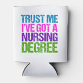 Funny Nursing School Afstuderen Nurse Afstuderen Blikjeskoeler (Voorkant)