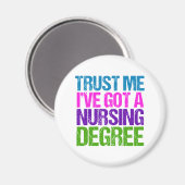 Funny Nursing School Afstuderen Nurse Afstuderen Magneet (Voorkant / Achterkant)