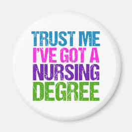 Funny Nursing School Afstuderen Nurse Afstuderen Magneet