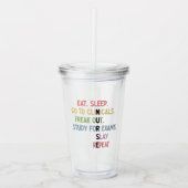Funny Nursing School student Future Nurse Gifts Acryl Drinkbeker (Voorkant)