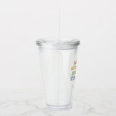 Funny Nursing School student Future Nurse Gifts Acryl Drinkbeker (Rechts)