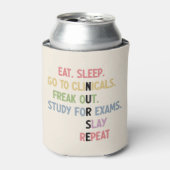 Funny Nursing School student Future Nurse Gifts Blikjeskoeler (Blikje Voorkant)
