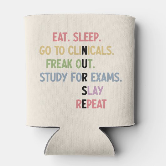 Funny Nursing School student Future Nurse Gifts Blikjeskoeler (Achterkant)