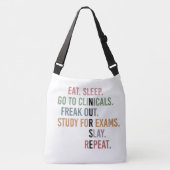 Funny Nursing School student Future Nurse Gifts Crossbody Tas (Voorkant)