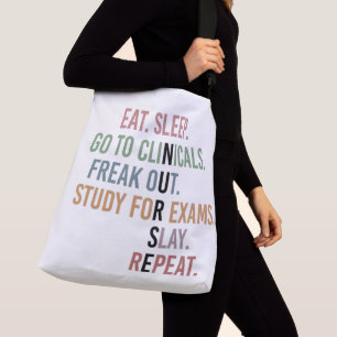 Funny Nursing School student Future Nurse Gifts Crossbody Tas