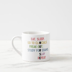 Funny Nursing School student Future Nurse Gifts Espresso Kop