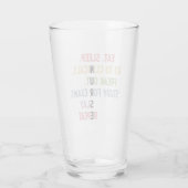 Funny Nursing School student Future Nurse Gifts Glas (Achterkant)