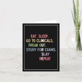 Funny Nursing School student Future Nurse Gifts Kaart (Voorkant)