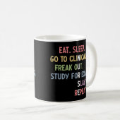 Funny Nursing School student Future Nurse Gifts Koffiemok (Voorkant rechts)