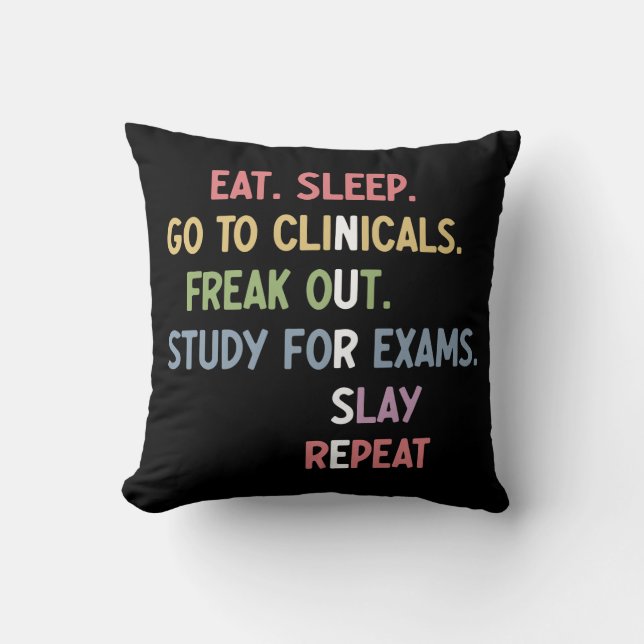 Funny Nursing School student Future Nurse Gifts Kussen (Voorkant)