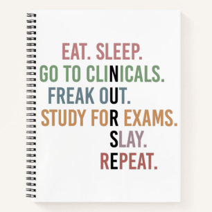 Funny Nursing School student Future Nurse Gifts Notitieboek