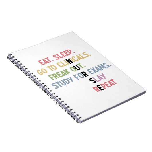Funny Nursing School student Future Nurse Gifts Notitieboek (Rechterzijde)
