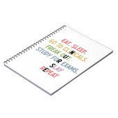 Funny Nursing School student Future Nurse Gifts Notitieboek (Linkerzijde)
