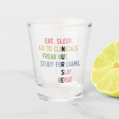 Funny Nursing School student Future Nurse Gifts Shot Glas (Voorkant)