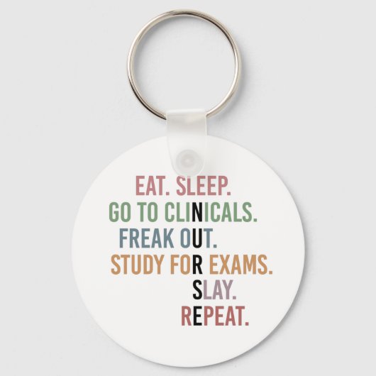 Funny Nursing School student Future Nurse Gifts Sleutelhanger (Voorkant)