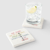 Funny Nursing School student Future Nurse Gifts Stenen Onderzetter (Zijkant)