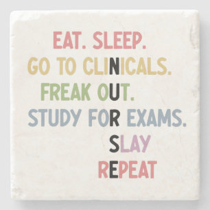 Funny Nursing School student Future Nurse Gifts Stenen Onderzetter