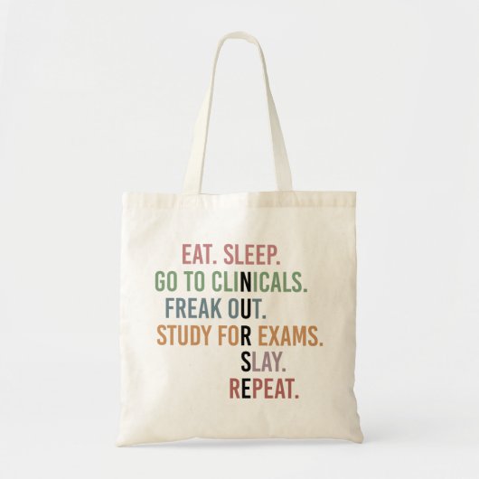 Funny Nursing School student Future Nurse Gifts Tote Bag (Voorkant)