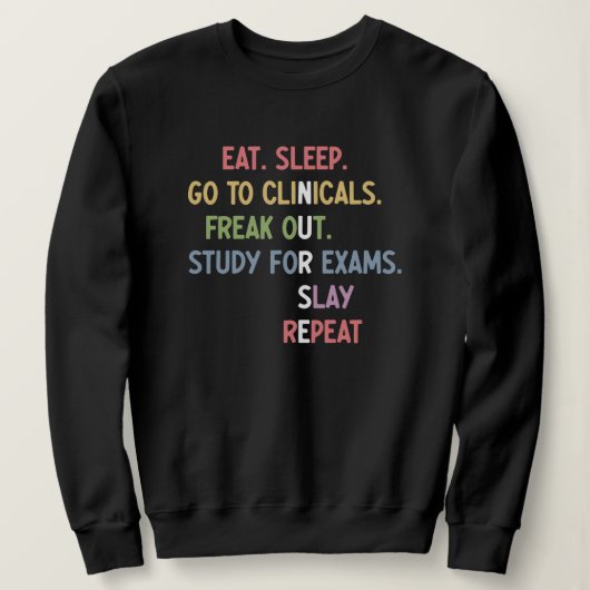 Funny Nursing School student Future Nurse Gifts Trui (Design voorkant)
