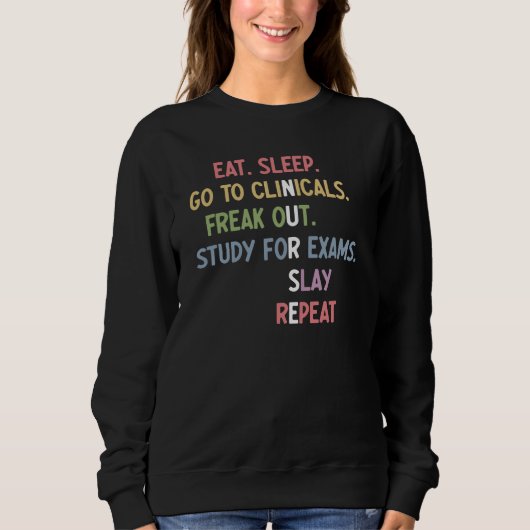 Funny Nursing School student Future Nurse Gifts Trui (Voorkant)