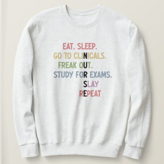 Funny Nursing School student Future Nurse Gifts Trui (Design voorkant)