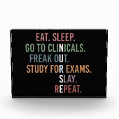 Funny Nursing School student Future Zurse Fotoblokken (Voorkant)