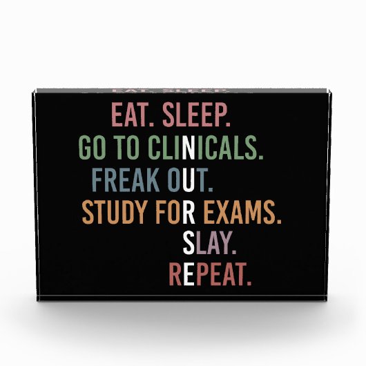 Funny Nursing School student Future Zurse Fotoblokken (Voorkant)