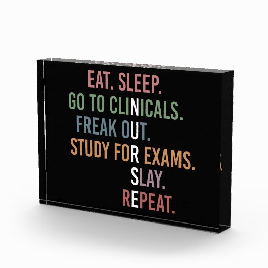 Funny Nursing School student Future Zurse Fotoblokken (Rechts)