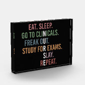 Funny Nursing School student Future Zurse Fotoblokken (Links)