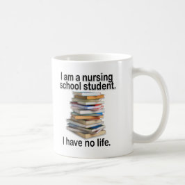 Funny Nursing School Student Koffiemok